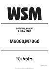 Kubota M6060 M7060 Tractor Workshop Service Manual (9Y111-08268) PDF Download