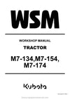 Kubota M7-134 M7-154 M7-174 Tractor Workshop Service Manual (9Y111-27841) PDF Download