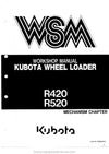 Kubota R420 R520 Wheel Loader Workshop Service Manual (97899-60420) PDF Download
