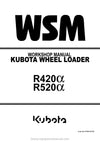 Kubota R420a R520a Wheel Loader Workshop Service Manual (97899-60790) PDF Download