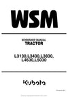 Kubota Tractor L3130, L3430, L3830, L4630, L5030 Workshop Manual (9Y011-13111) PDF Download