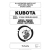 Kubota V1505-T-E2B-EU-XLB1 Diesel Engine Parts Manual PDF