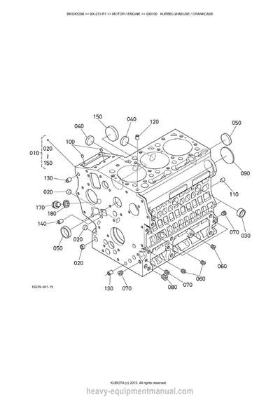 Kubota BX-231-R1 Tractor Parts Manual PDF