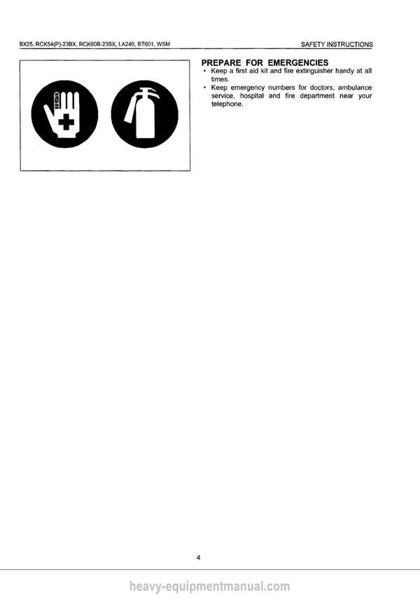 Kubota BX25 Loader Workshop Service Manual PDF Download