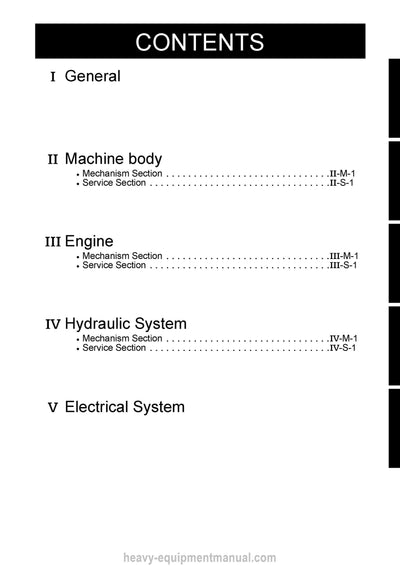 Kubota K008-3 U10-3 Excavator Workshop Service Manual (97899-60730) PDF Download