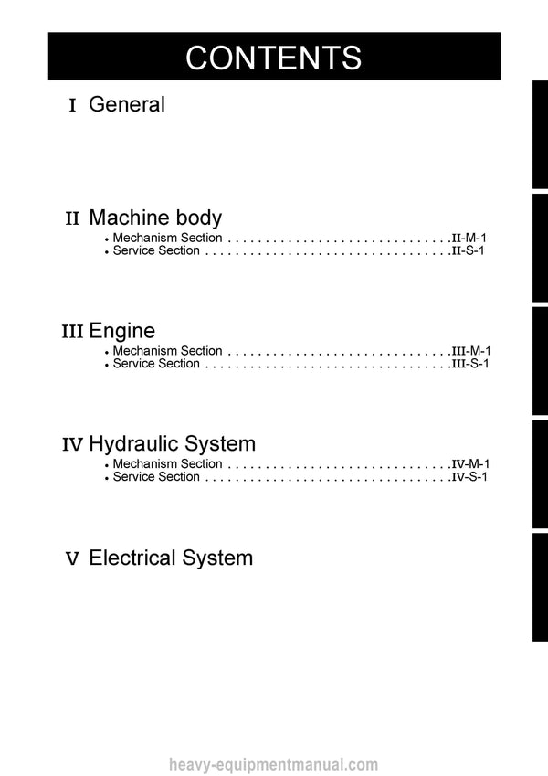 Kubota K008-3 U10-3 Excavator Workshop Service Manual (97899-60730) PDF Download