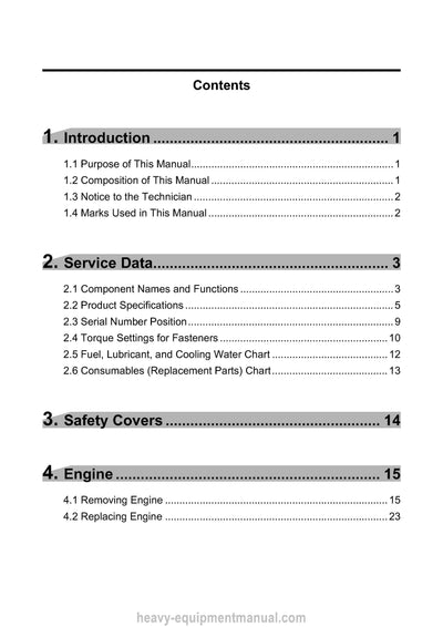 Kubota KC110H KC110HR Dumper Workshop Service Manual (97899-61740) PDF Download
