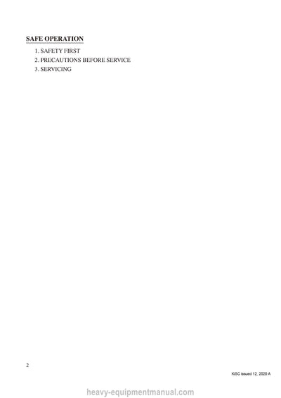 Kubota KC120 Dumper Workshop Service Manual PDF Download