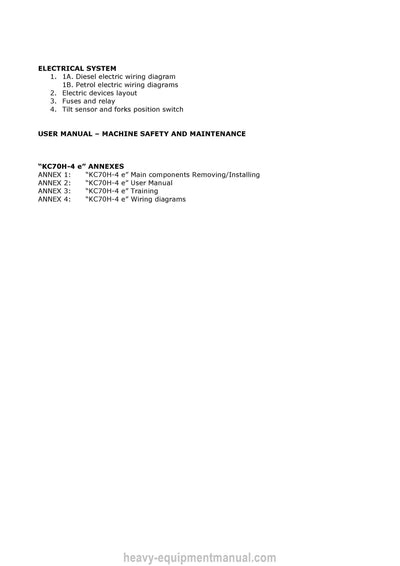 Kubota KC70H(V)-4 Dumper Workshop Service Manual PDF Download