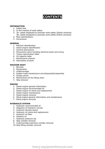 Kubota KC70H(V)-4 Dumper Workshop Service Manual PDF Download