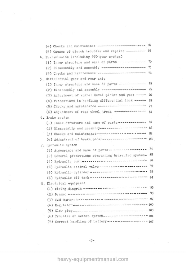 Kubota L210 Tractor Service Manual PDF Download