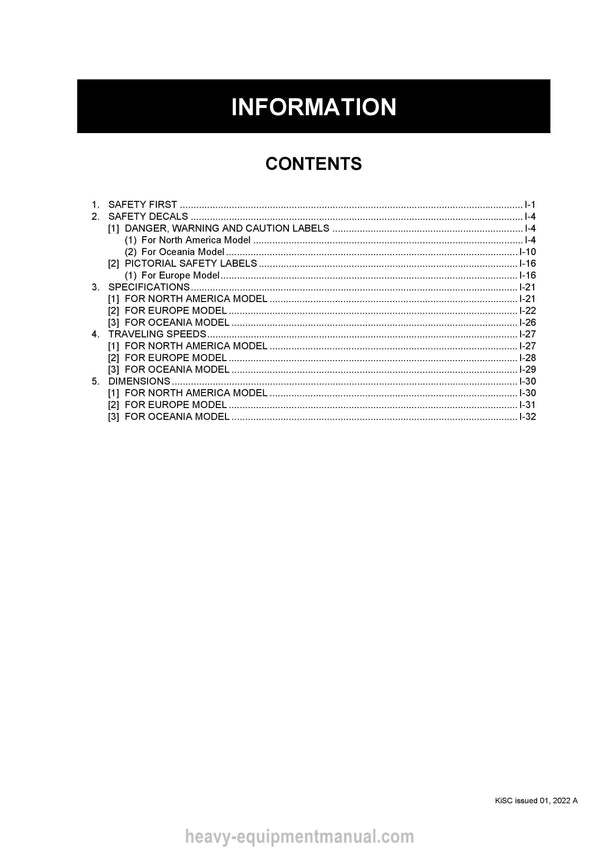 Kubota M100GX, M110GX, M126GX Tractor Workshop Service Manual (9Y111-20443) PDF Download