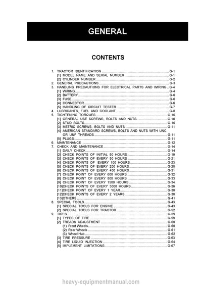 Kubota MX4700 MX5100 Tractor Workshop Service Manual (9Y111-00874) PDF Download