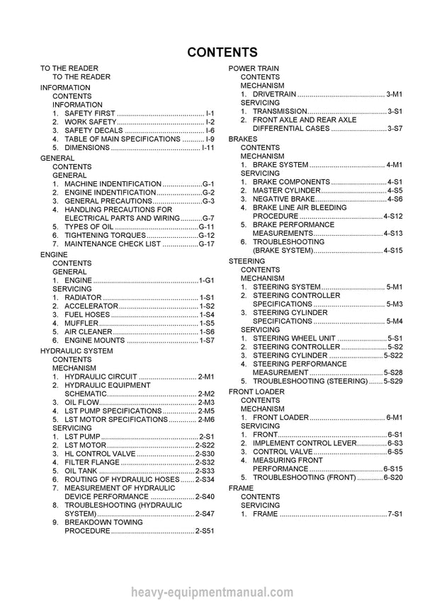 Kubota R310 R310B Wheel Loader Workshop Service Manual (RY921-21060) PDF Download