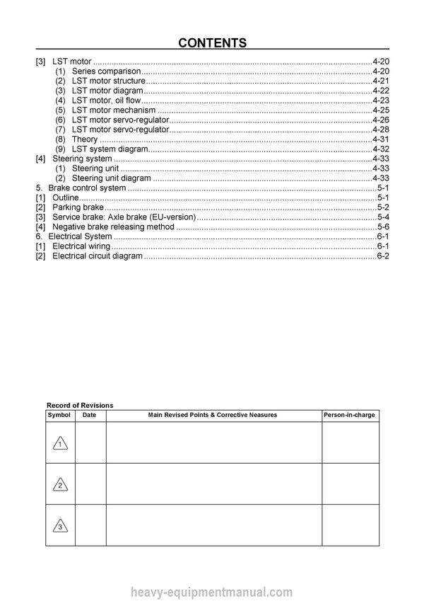Kubota R420a R520a Wheel Loader Workshop Service Manual (97899-60790) PDF Download