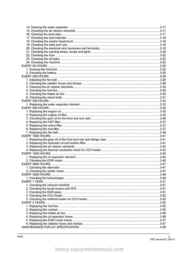 Kubota R430 Wheel Loader Workshop Service Manual PDF Download
