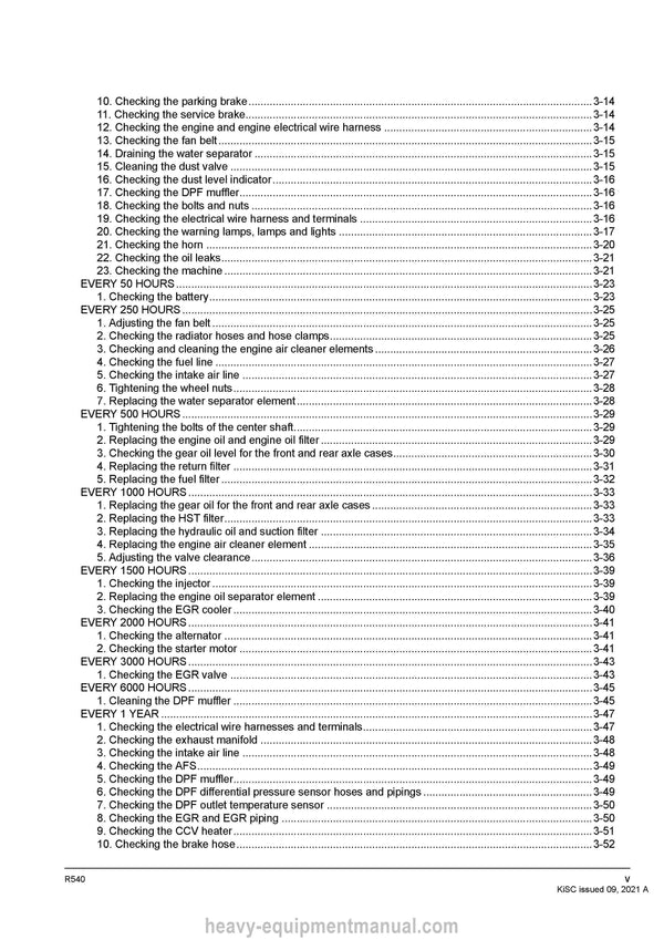 Kubota R540 Wheel Loader Workshop Service Manual PDF Download