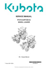 Kubota RT210-2e RT220-2e Wheel Loader Service Manual (TOB-0087051) PDF Download