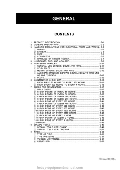 Kubota RTV900 Utility Vehicle Workshop Manual (9Y011-15305) PDF Download