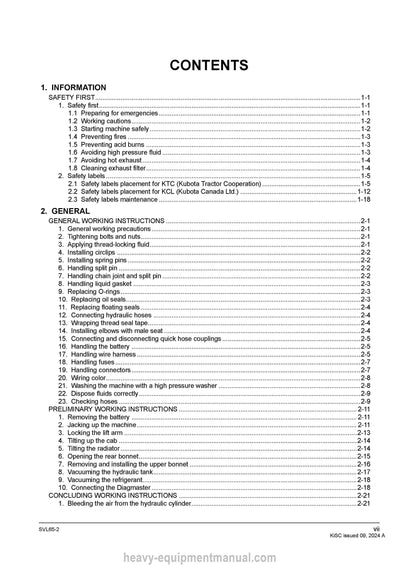Kubota SVL65-2 Compact Track Loader Workshop Service Manual PDF Download