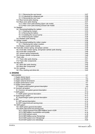 Kubota SVL95-2S Compact Track Loader Workshop Service Manual (2022) PDF Download