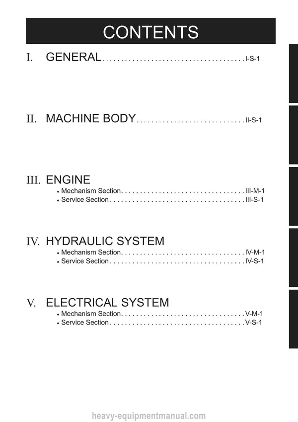 Kubota U45-3 U50-3 U45S/ST U45-3S/ST Excavator Workshop Manual PDF Download