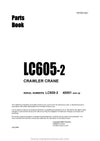 Komatsu LC605-2(JPN) Mobile Crane Parts Manual SN 40001-UP