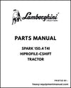 Lamborghini SPARK 150.4 T4i HiProfile-CShift Tractor Parts Manual - Pdf Download ->WSXAP50200LL50010