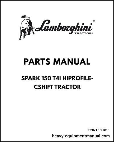 Lamborghini SPARK 150 T4i HiProfile-CShift Tractor Parts Manual - Pdf Download -> WSXAS90200LL50010