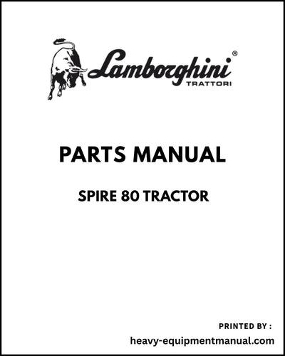 Lamborghini SPIRE 80 Tractor Parts Manual - Pdf Download -> ZKDBC00200TL30001