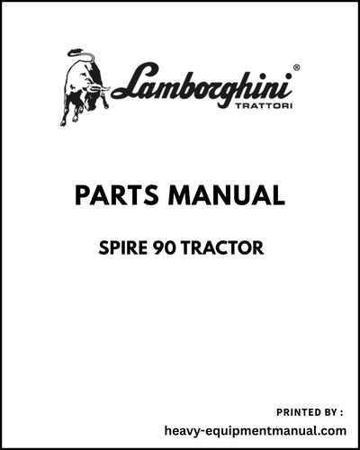 Lamborghini SPIRE 90 Tractor Parts Manual - Pdf Download -> ZKDBC40200TL30001