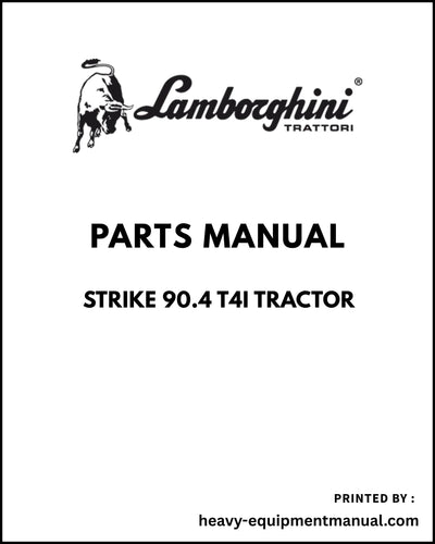 Lamborghini STRIKE 90.4 T4i Tractor Parts Manual - Pdf Download -> ZKDCJ00200TL20001