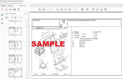 Landini Landpower 125 Tractor Parts Manual PDF