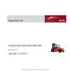 Linde H100 H120 H140 H150 H160 H180 Forklift Truck Parts Manual PDF