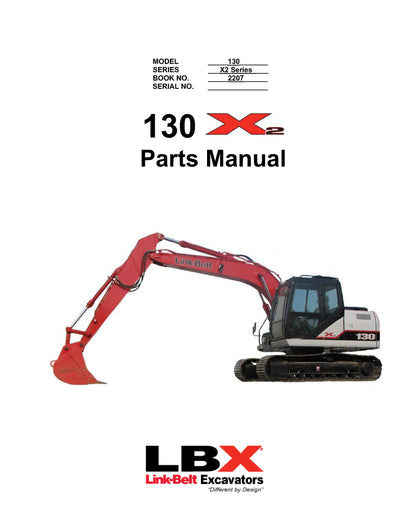 Link Belt 130X2 Excavator Parts Manual - Download PDF