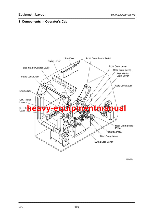 Link Belt 108 HYLAB 5 Crane Full Complete Service Manual