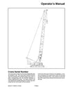 Link Belt 548 Crane Operator Manual
