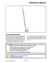 Link Belt 138 HSL Crane Operator Manual