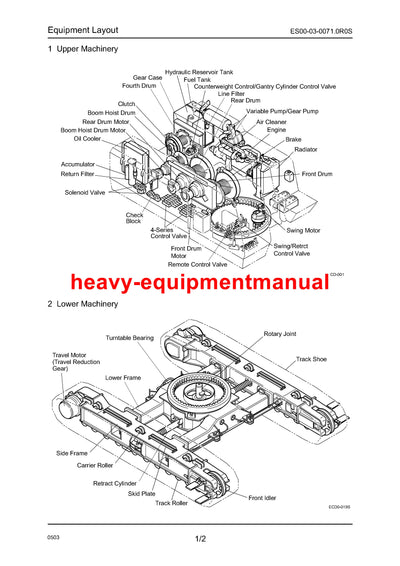 Link Belt 138 HYLAB 5 Crane Full Complete Service Manual