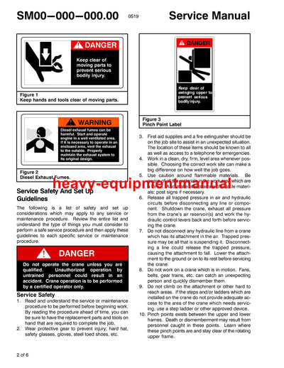 Link Belt Crane 175 AT Official Repair Service Manual