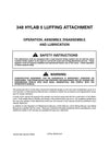 Link Belt 348 HYLAB 5 LUF Crane Operator Manual