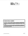 Link Belt LS-718 Crane Operator Manual