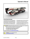 Link Belt HTC-86110 Crane Operator Manual