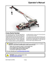 Link Belt HTC-8640SL Crane Operator Manual