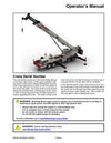 Link Belt HTC-8690 Crane Operator Manual
