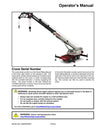 Link Belt RTC-80110 II Crane Operator Manual