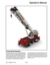 Link Belt RTC-8050XP II Crane Operator Manual