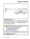 Link Belt RTC-8090 II Crane Operator Manual