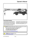Link Belt RTC U6 Crane Operator Manual