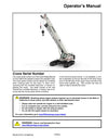 Link Belt TCC-800 Crane Operator Manual